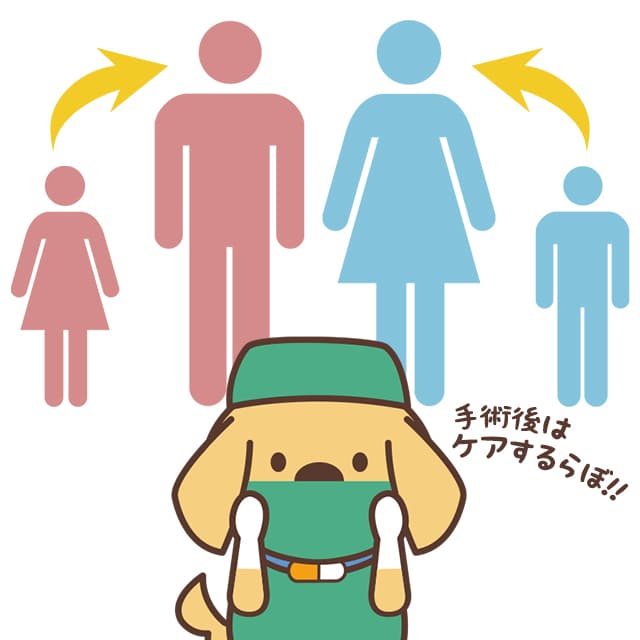 性転換手術直後は丁寧なケアが重要