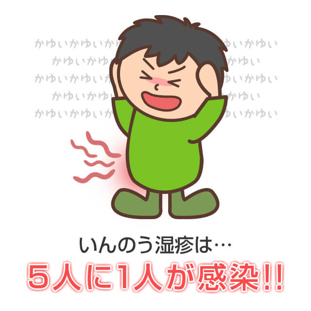 陰嚢湿疹は湿疹があってもなくても痒みがある