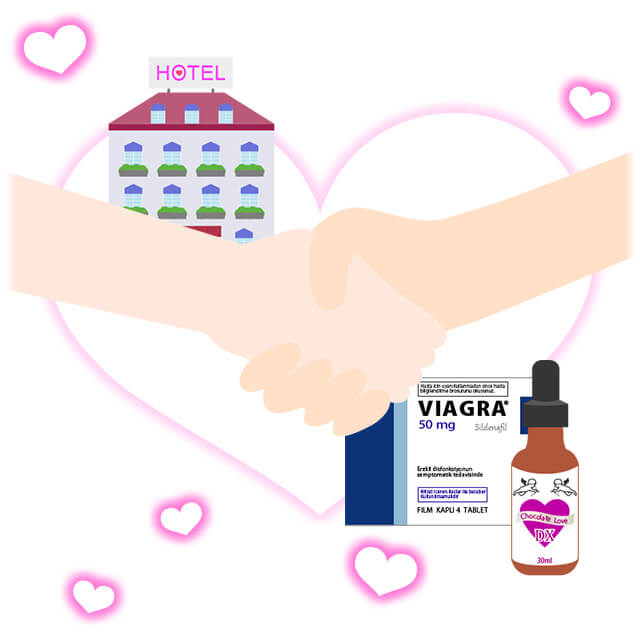シチュエーションの変更やED治療薬・媚薬の使用してセックスレスを解消