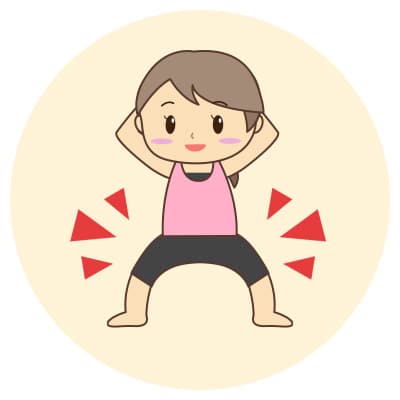 足から心臓に血液を戻すため下半身に筋肉をつける運動がおすすめ