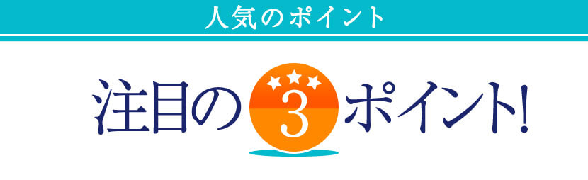 エスシタデップの注目の3ポイント