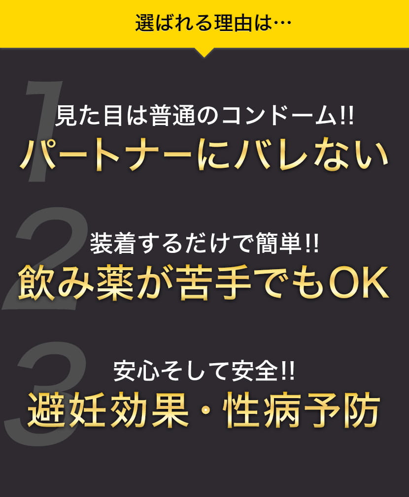 早漏防止コンドームが選ばれる理由