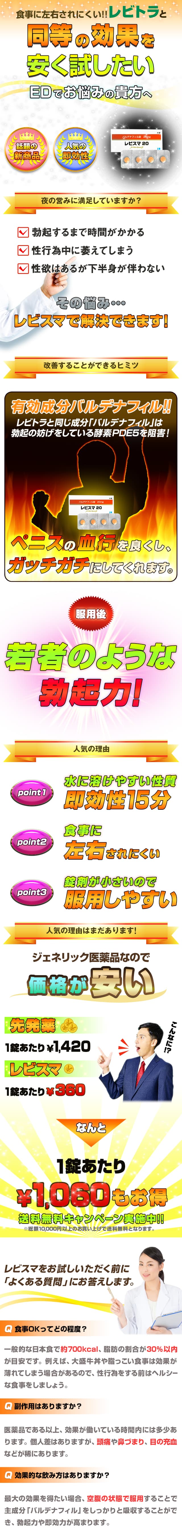 レビスマの効果