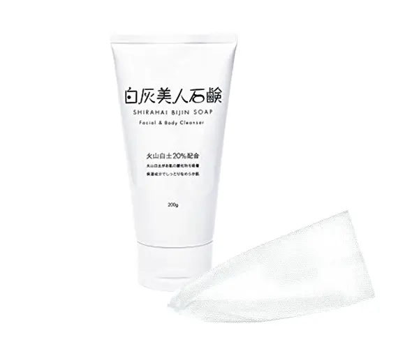 白灰美人石鹸(泡立てネット付き)の商品画像01